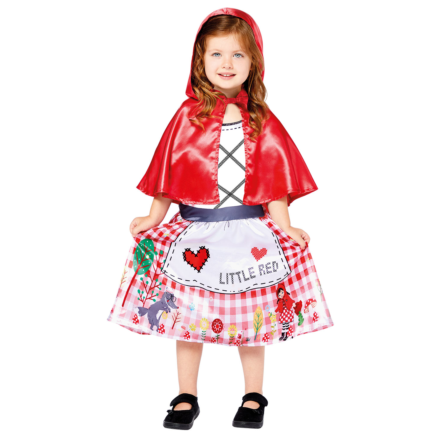 Little red riding shop hood costume asda